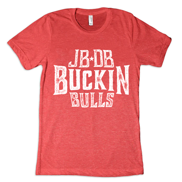 JB/DB Buckin Bulls Red T